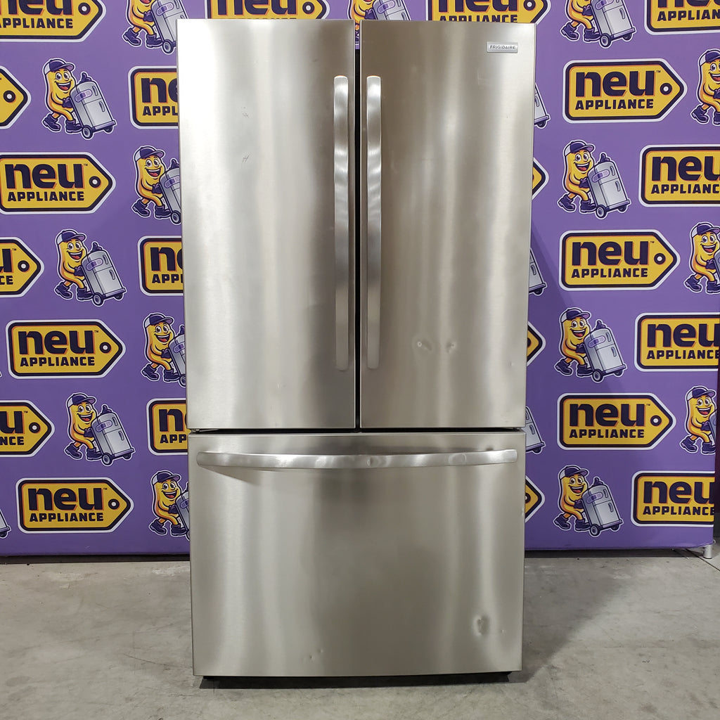 Frigidaire 29 Cu. Ft. Standard-Depth French Door Refrigerator in Stainless Steel 20SD007 - FRFN2813AF - Scratch & Dent (Minor)