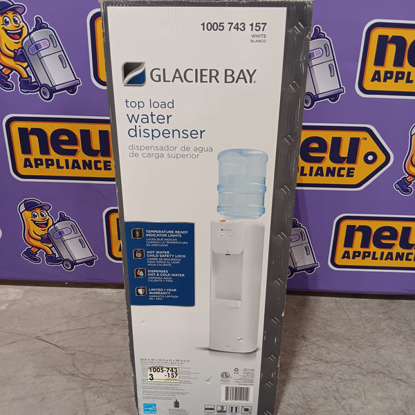 Glacier Bay White Top Load Water Dispenser 25SA137 - 1005 743 157 - Open Box
