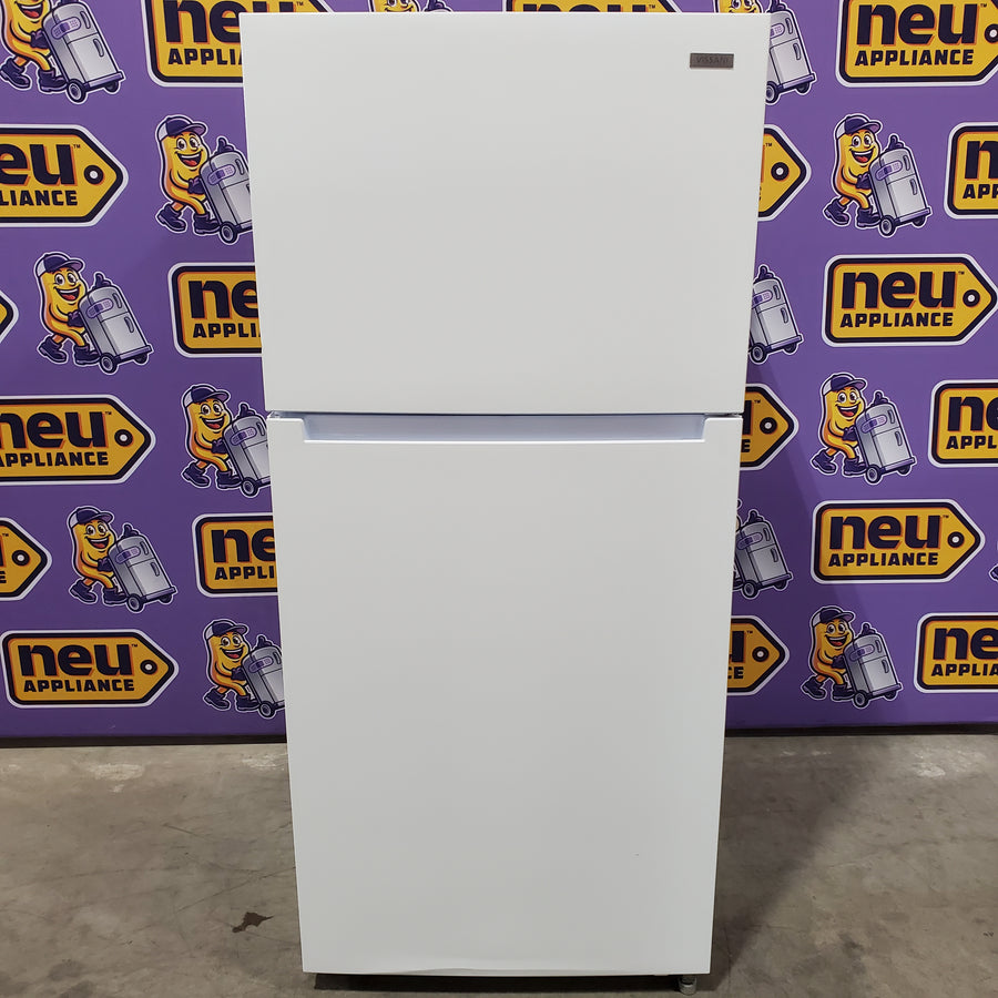 Vissani 18.1 cu. ft. Top Freezer Refrigerator with Adjustable Glass Shelving in White, Garage Ready 251310SD901 - MDTF18WHR5 - Scratch & Dent (Moderate)