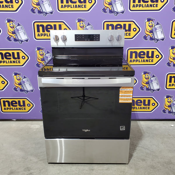 Whirlpool Electric Range with Steam Clean and No Preheat Mode in Fingerprint Resistant Stainless Steel 22133SD174 - WFES3330RZ - Scratch & Dent (Minor)