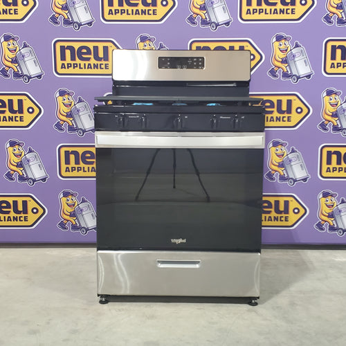 Whirlpool 5.1 Cu. Ft. Freestanding Gas Range with Edge to Edge Cooktop WFG505M0MS - Scratch and Dent (Minor)