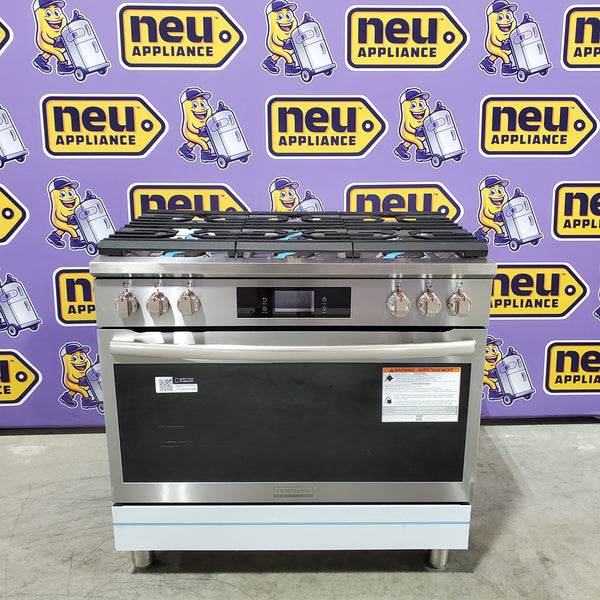Frigidaire Gallery Stainless Steel 36" Gas Range with Quick Preheat + Air Fry 20132SD308 - GCFG3661AF - Scratch & Dent (Moderate)