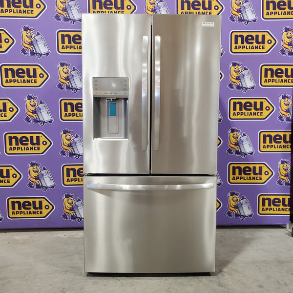 Frigidaire 27.8-cu ft ENERGY STAR French Door Refrigerator with Dual Ice Maker in Fingerprint Resistant Stainless Steel 3SD1047 - GRFS2853AF - Scratch & Dent (Minor)