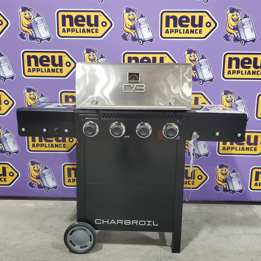 Charbroil Performance Series™ 4 Burner Cart Gas Grill with Sear Burner in Black Stainless 6SD139 - 463286225 - Scratch & Dent (Minor)