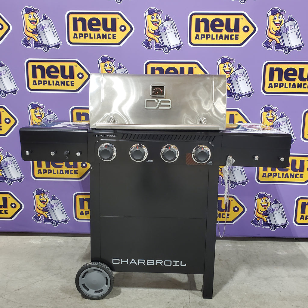 Pictures of Charbroil Performance Series™ 4 Burner Cart Gas Grill with Sear Burner in Black Stainless 6SD139 - 463286225 - Scratch & Dent (Minor) - Neu Appliance Outlet - Discount Appliance Outlet in Austin, Tx