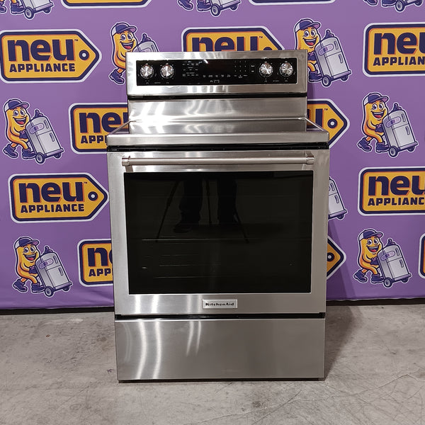 KitchenAid 5-Element Electric Convection Range 17SD015 - KFEG500ESS - Scratch & Dent (Minor)