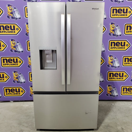 Whirlpool 30 Cu. Ft. French Door Refrigerator with Dual Ice Makers with Fingerprint-Resistant Stainless Finish 31134SD214 - WRFF3736SZ - Scratch & Dent (Major)