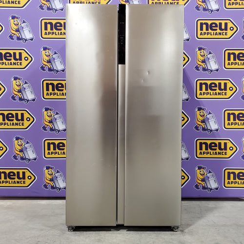 Pictures of Frigidaire 21 Cu. Ft. Counter-Depth Side-by-Side Refrigerator in Fingerprint-Resistant Stainless Steel 3SD430 - FRSG2115AV - Scratch & Dent (Moderate) - Neu Appliance Outlet - Discount Appliance Outlet in Austin, Tx