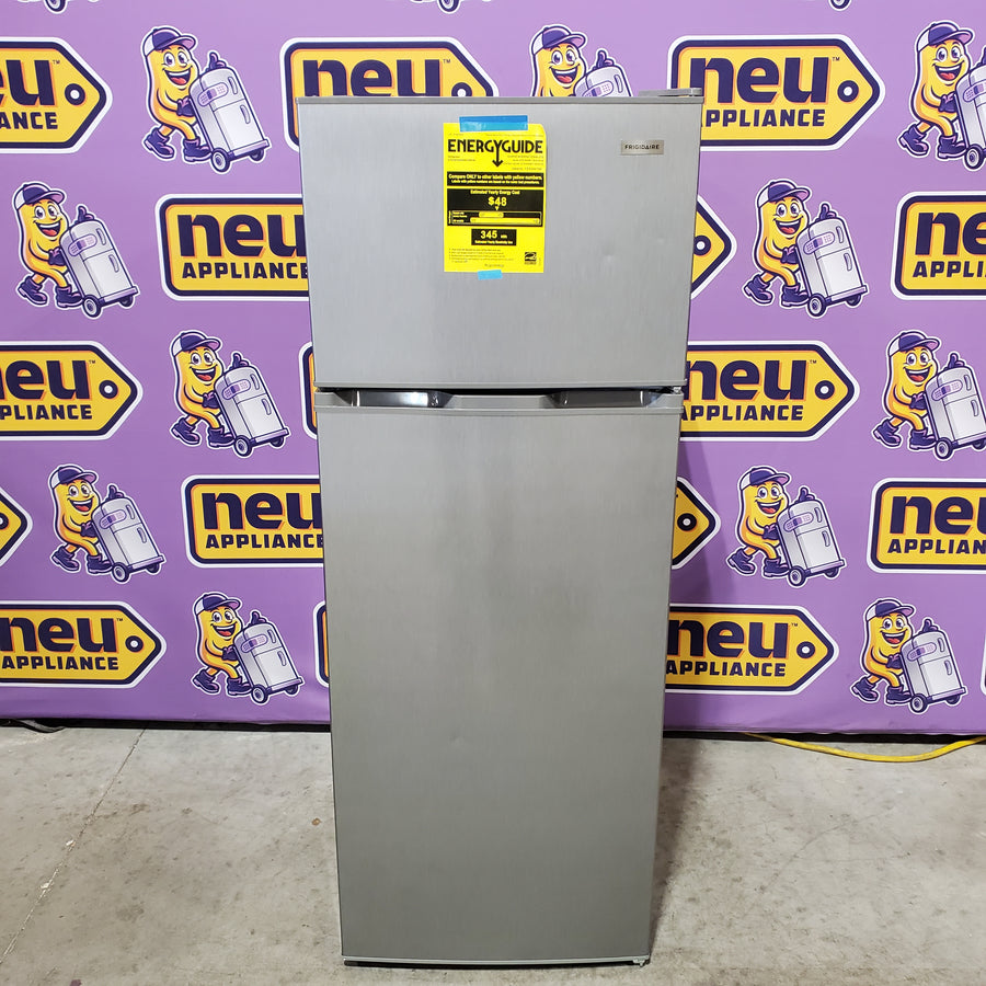 Frigidaire 7.5 cu. ft. Mini Refrigerator with Top Freezer in Stainless Look EFR780-6COM - Scratch & Dent (Moderate)