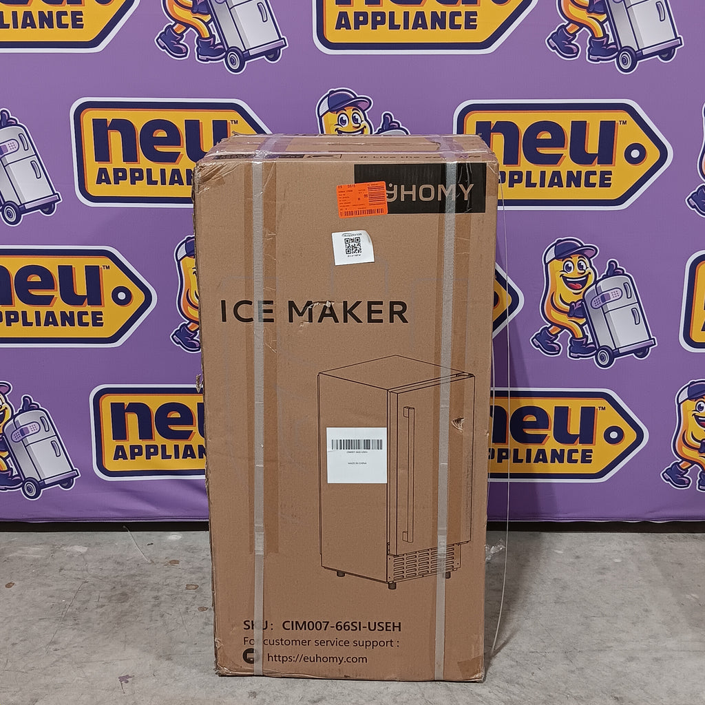 Euhomy 15 in. 66lbs/24H Nugget Ice Maker. Built-in/Freestanding, Ice Full Alert and Auto-Cleaning 25137SD740 - NIMU-01 - New in Box