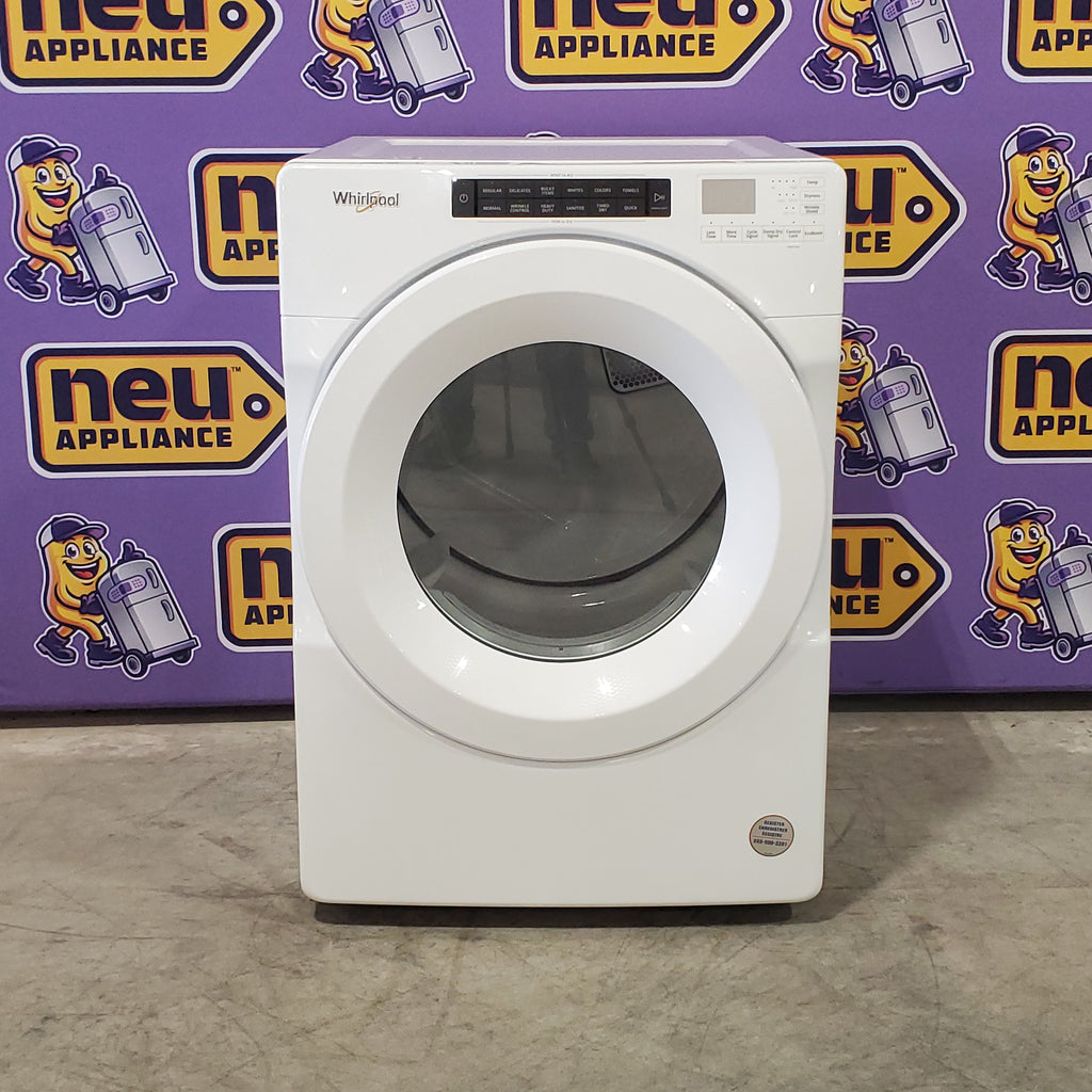 Pictures of Whirlpool 7.4 cu. ft. Front Load Stackable Electric Dryer with Intuitive Touch Controls WED5620HW - Open Box - Neu Appliance Outlet - Discount Appliance Outlet in Austin, Tx