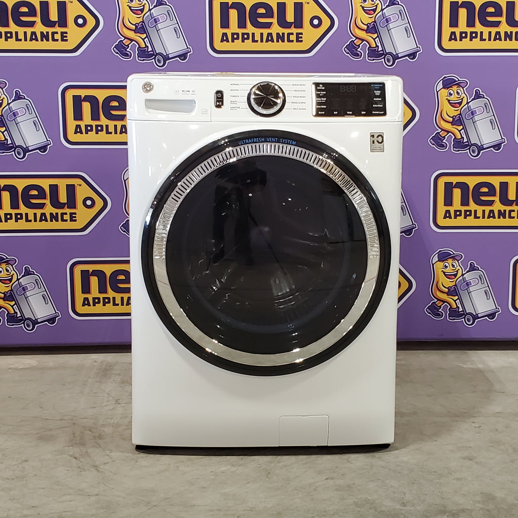 Pictures of GE ENERGY STAR 4.8 cu. ft. Capacity Smart Front Load Washer with UltraFresh Vent System with OdorBlock GFW550SSNWW - New in Box - Neu Appliance Outlet - Discount Appliance Outlet in Austin, Tx
