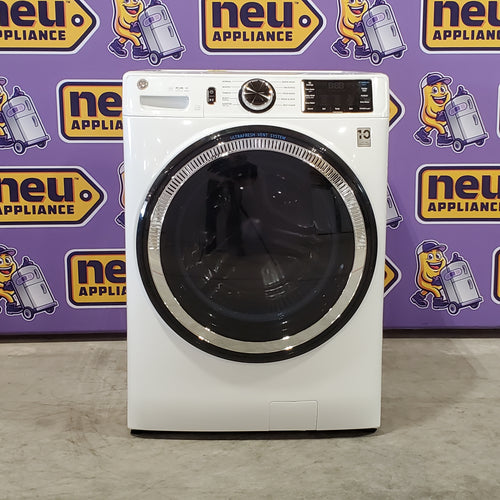 Pictures of GE ENERGY STAR 4.8 cu. ft. Capacity Smart Front Load Washer with UltraFresh Vent System GFW550SSNWW - New in Box and GE ENERGY STAR 7.8 cu. ft. Smart Front Load Electric Dryer with Sensor Dry GE9866E - GFD55ESSNWW - New in Box - Neu Appliance Outlet - Discount Appliance Outlet in Austin, Tx