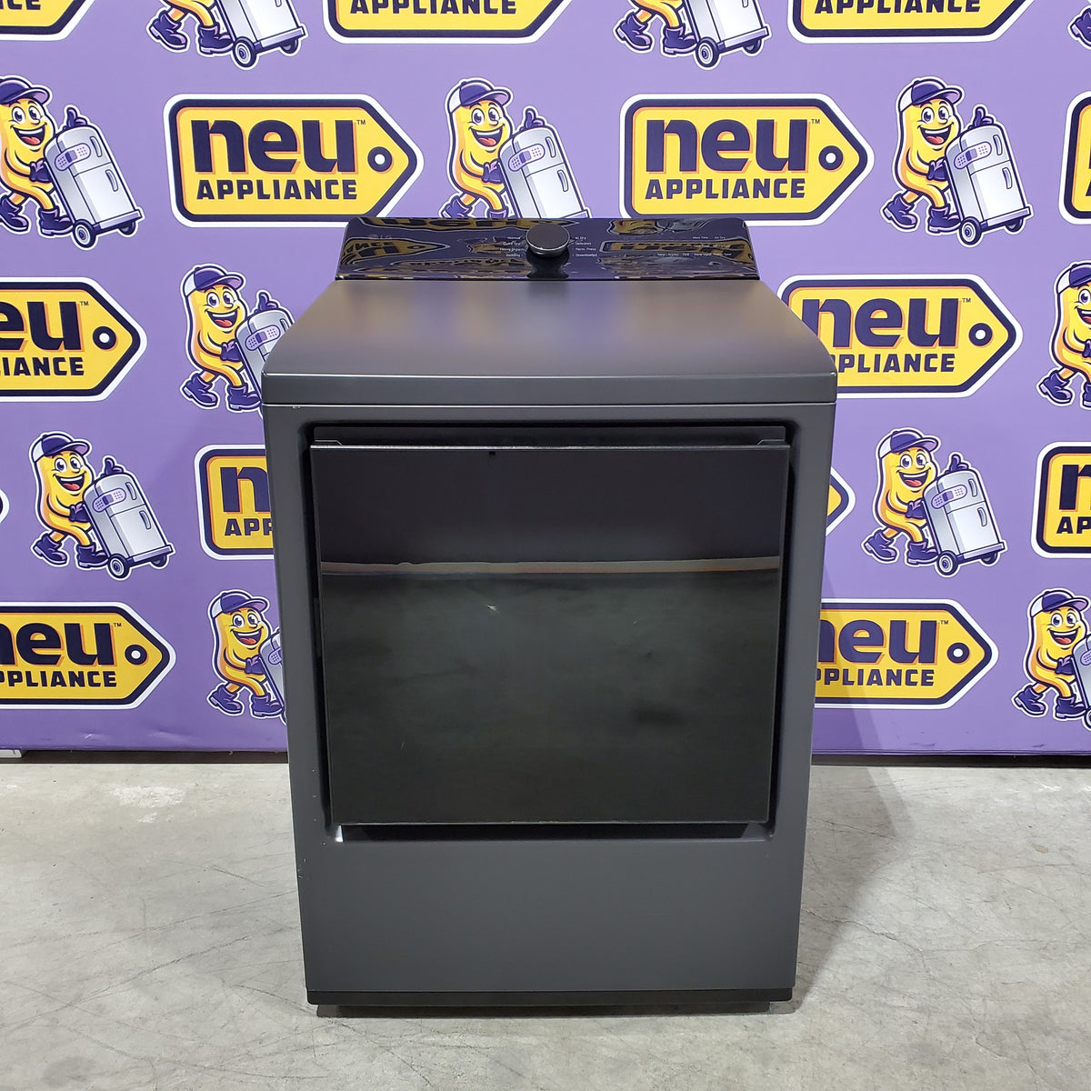 LG 7.3-cu ft Vented Gas Dryer in Matte Black DLG8401BE - Scratch & Dent (Minor)