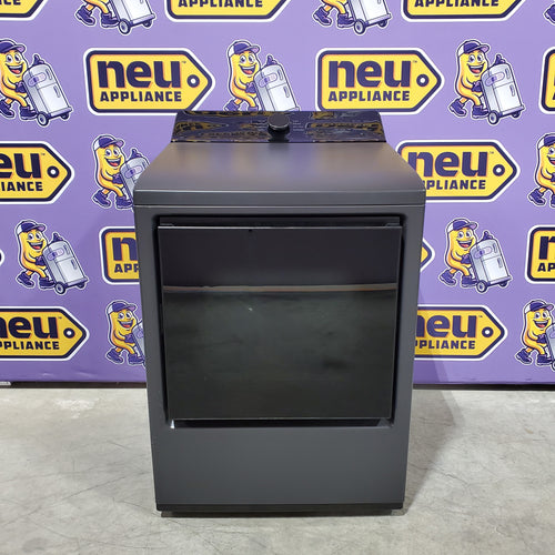 LG 7.3-cu ft Vented Gas Dryer in Matte Black 31135SD246 - DLG8401BE - Scratch & Dent (Minor)