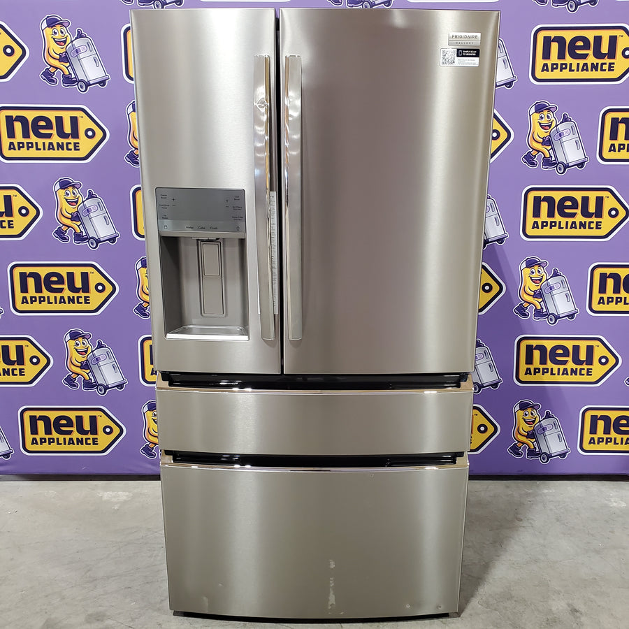 Frigidaire Gallery 22 Cu. Ft. 4-Door Counter-depth French Door Refrigerator with Ice Maker (Fingerprint Resistant Stainless Steel) ENERGY STAR 20232SD594 - GRMC2273CF - Scratch & Dent (Moderate)