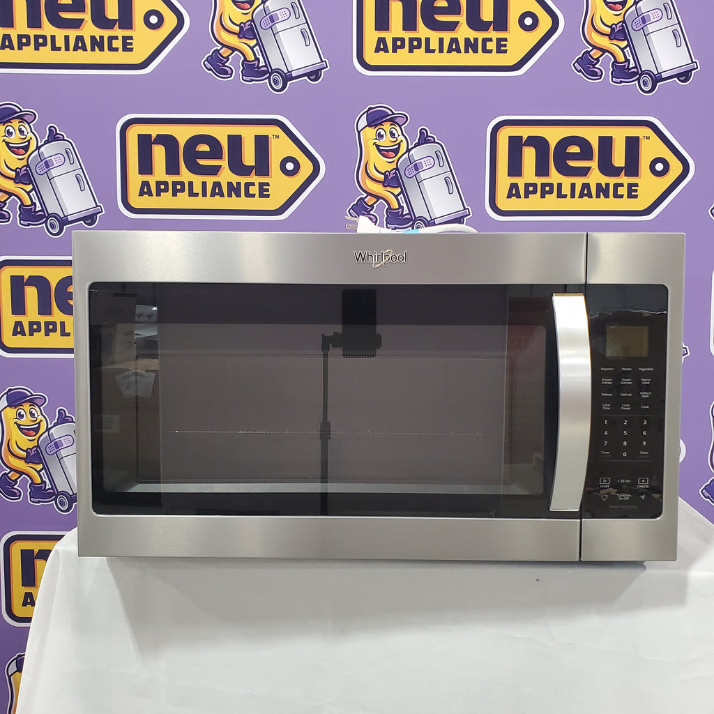 Whirlpool Steam 1.9 Cu. Ft. Microwave with Sensor Cooking and CleanRelease Non-Stick Interior in Fingerprint Resistant Stainless Steel 17SD221 - WMH32519HZ - Open Box