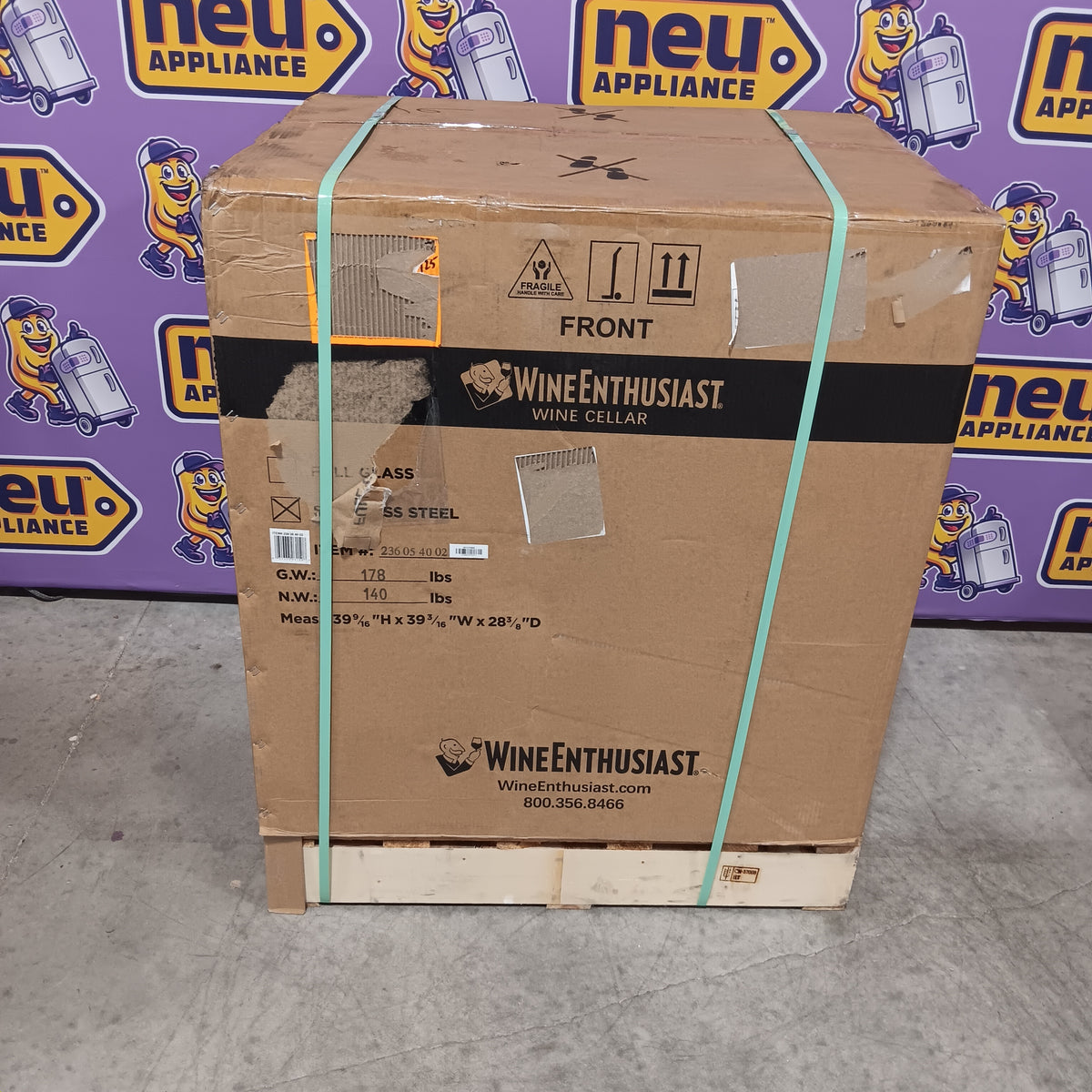 Wine Enthusiast SommSeries 2 Door Dual Zone Wine and Beverage Center 30134SD211 - 236 05 40 02 - New in Box