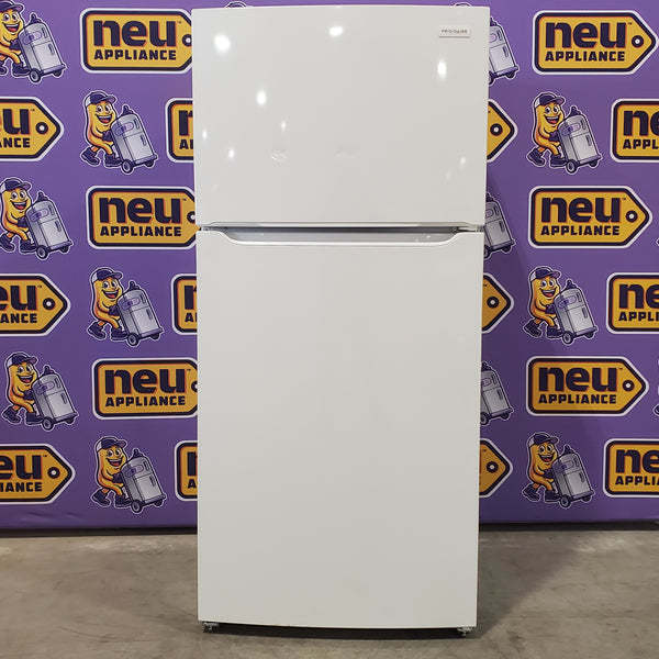 Frigidaire 30 in. Width 18.3 cu. ft. Top Freezer Refrigerator with EvenTemp Cooling System in White FFTR1835VW - Scratch & Dent (Minor)