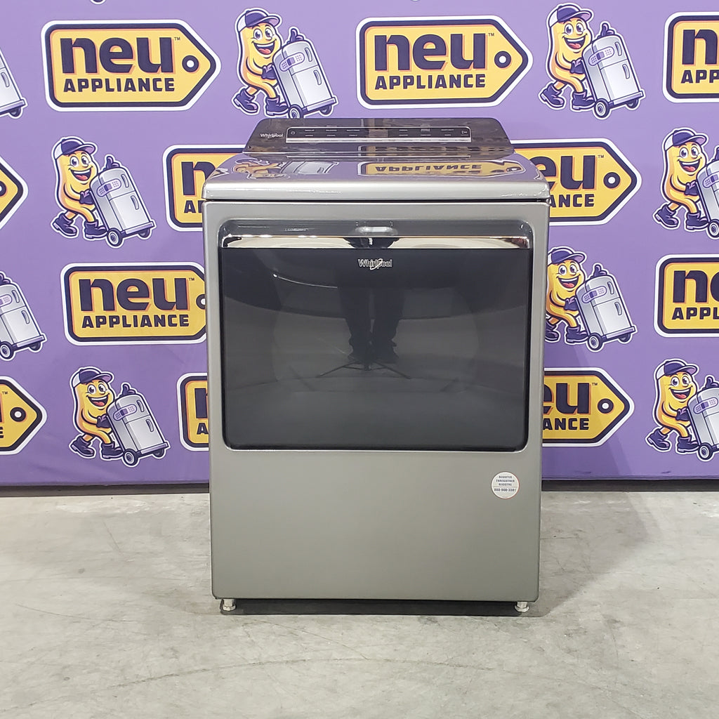 Whirlpool Top Load 5.2 Cu. Ft. Washer with Removable Agitator WTW8127LC - Scratch & Dent (Minor) and Whirlpool Electric 7.4 Cu. Ft. Dryer with Moisture Sensor 16060 - WED8127LC - Scratch and Dent (Minor)