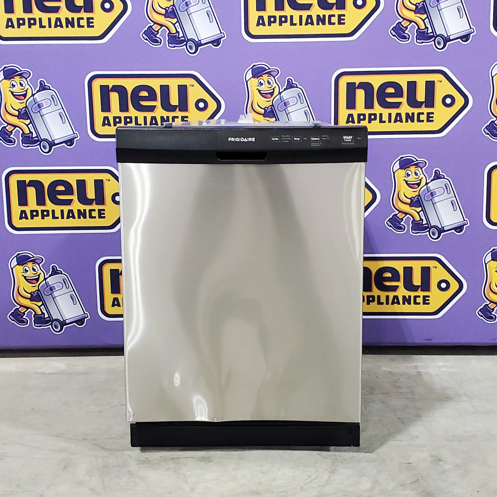 Pictures of Frigidaire 24 in. 55 dBA Front Control Built-In Tall Tub Dishwasher in Stainless Steel with 3-Cycle FFCD2413US - Scratch & Dent (Moderate) - Neu Appliance Outlet - Discount Appliance Outlet in Austin, Tx