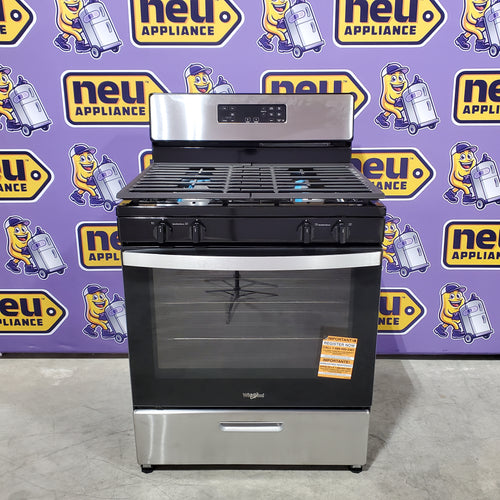 Whirlpool 5.1 Cu. Ft. Freestanding Gas Range with Broiler Drawer and Two Speed Heat Burners in Stainless Steel 22131SD72 - WFG320M0MS - Scratch & Dent (Minor)