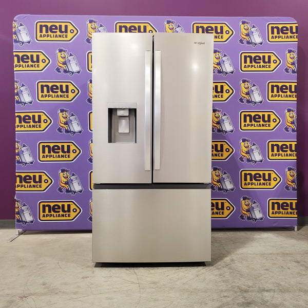 Whirlpool 36-Inch French Door Refrigerator in Fingerprint Resistant Stainless Finish with In-Door Water and Ice Maker - 30 cu. ft. WRFF3536SZ - Open Box