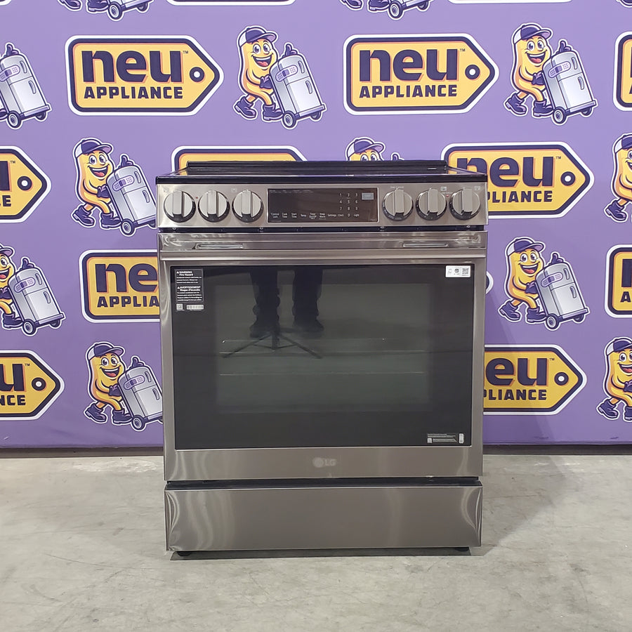 LG 6.3 cu. ft. Smart Electric Slide-in Range with InstaView®, ProBake Convection®, and Air Fry 3SD911 - LSEL6335ZE - Open Box