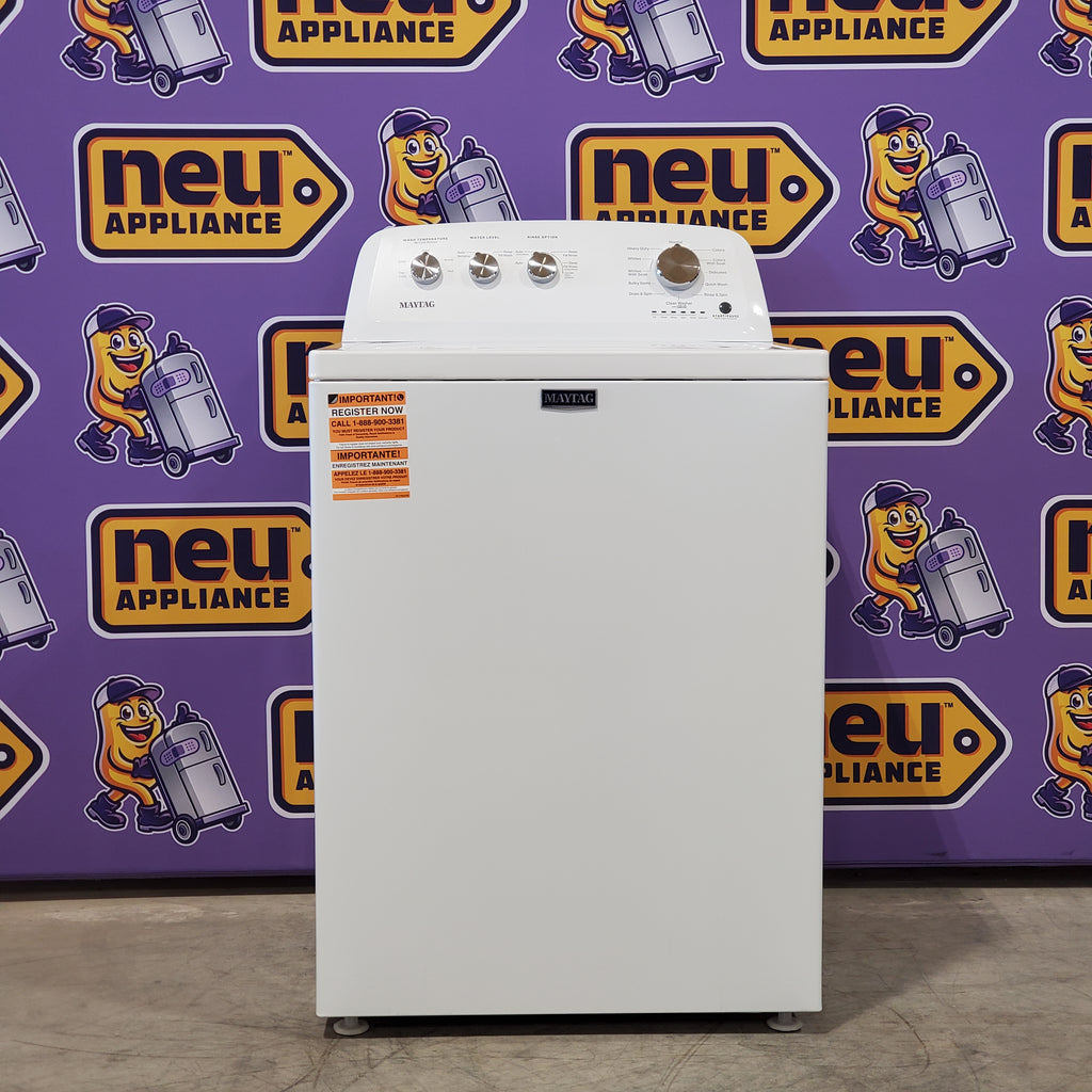 Pictures of Maytag Top Load 3.8 cu. ft. Washer with Deep Fill and Quick Wash Cycle MVW4005SW - Open Box - Neu Appliance Outlet - Discount Appliance Outlet in Austin, Tx