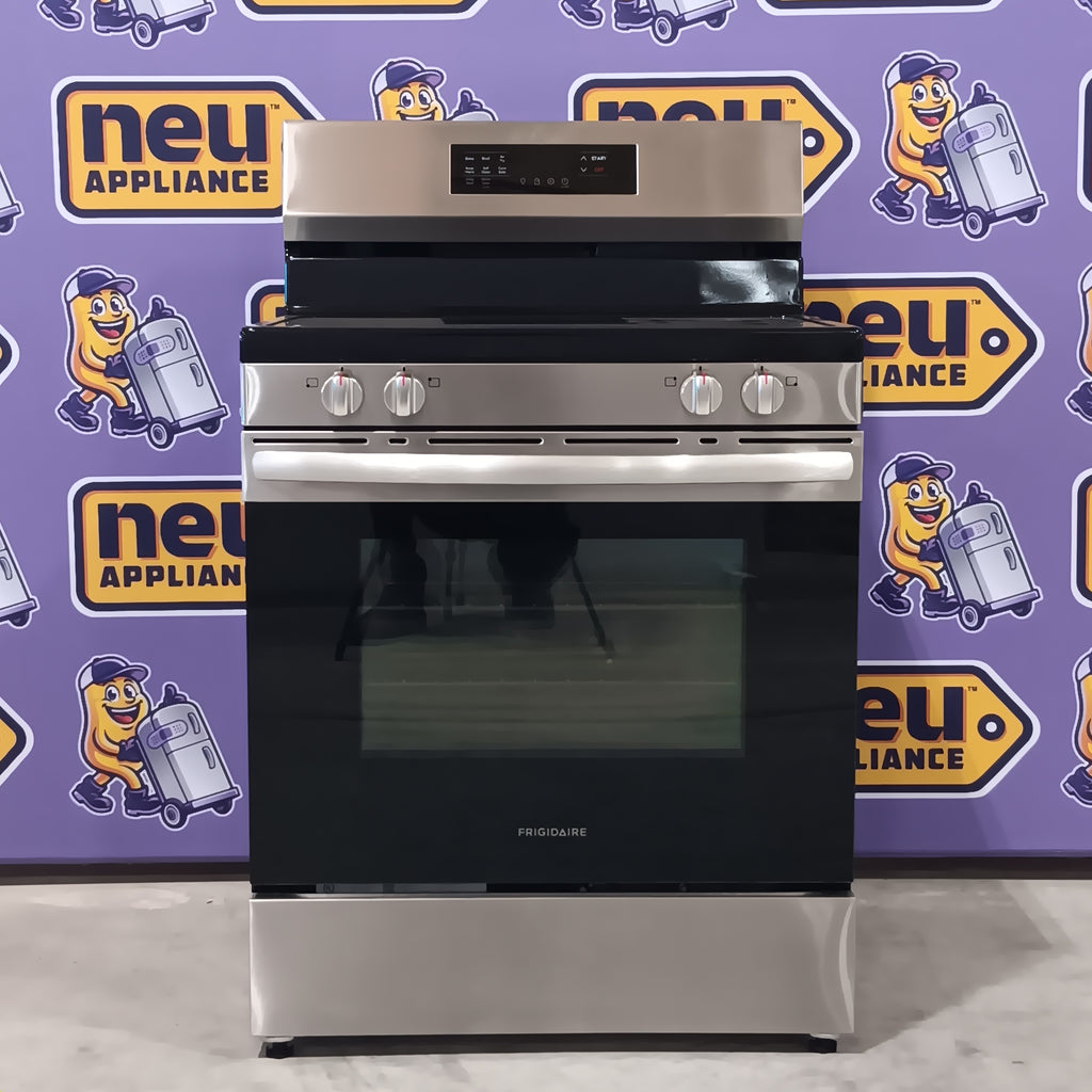 Pictures of Frigidaire 30" Electric ENERGY STAR Range with Air Fry and Convection Bake FCRE3083AS - Scratch & Dent - Open Box - Neu Appliance Outlet - Discount Appliance Outlet in Austin, Tx