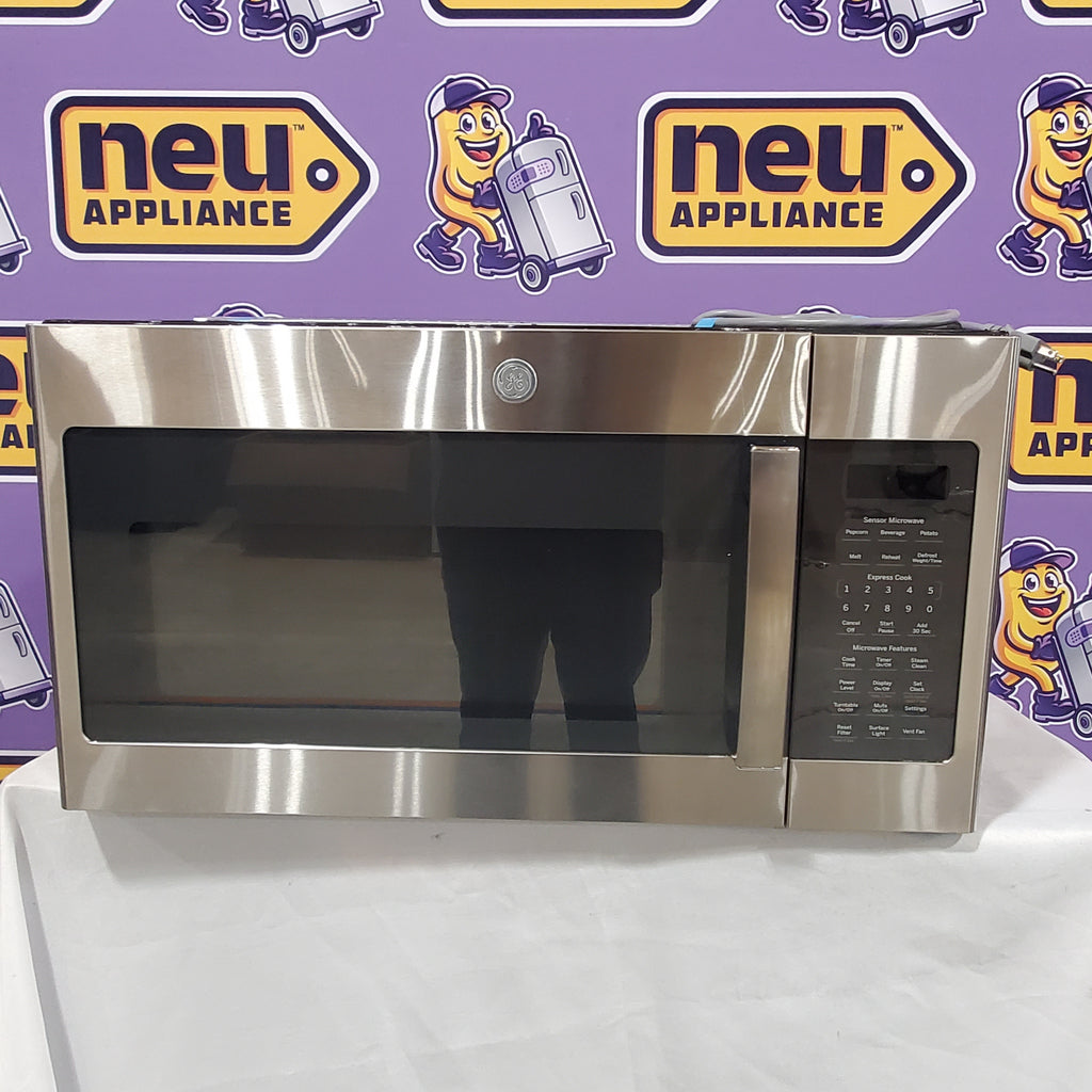 Pictures of GE Over-The-Range Sensor 1.9 Cu. Ft. Microwave Oven with Filter Indication Light and Steam Clean 17SD230 - JVM7195SKSS - Open Box - Neu Appliance Outlet - Discount Appliance Outlet in Austin, Tx