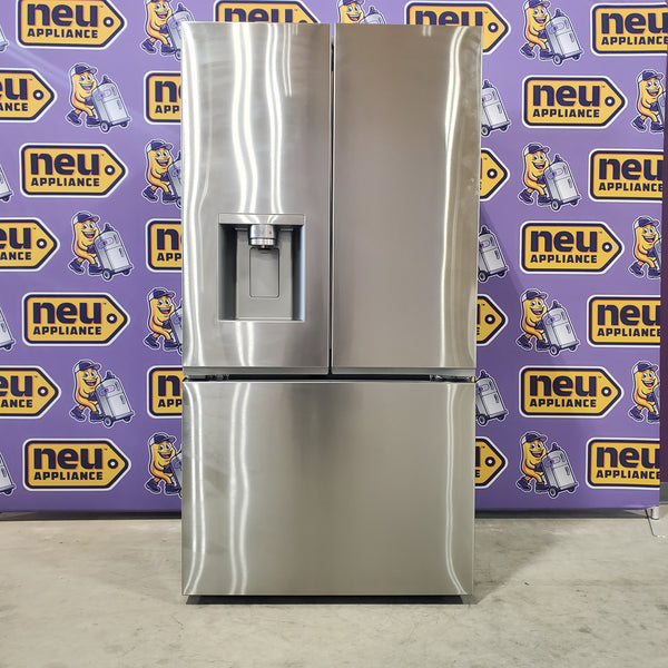 LG 26 cu. ft. Smart Counter-Depth MAX French Door Refrigerator with 4 types of ice in PrintProof Stainless Steel-LRYXC2606S-Open Box