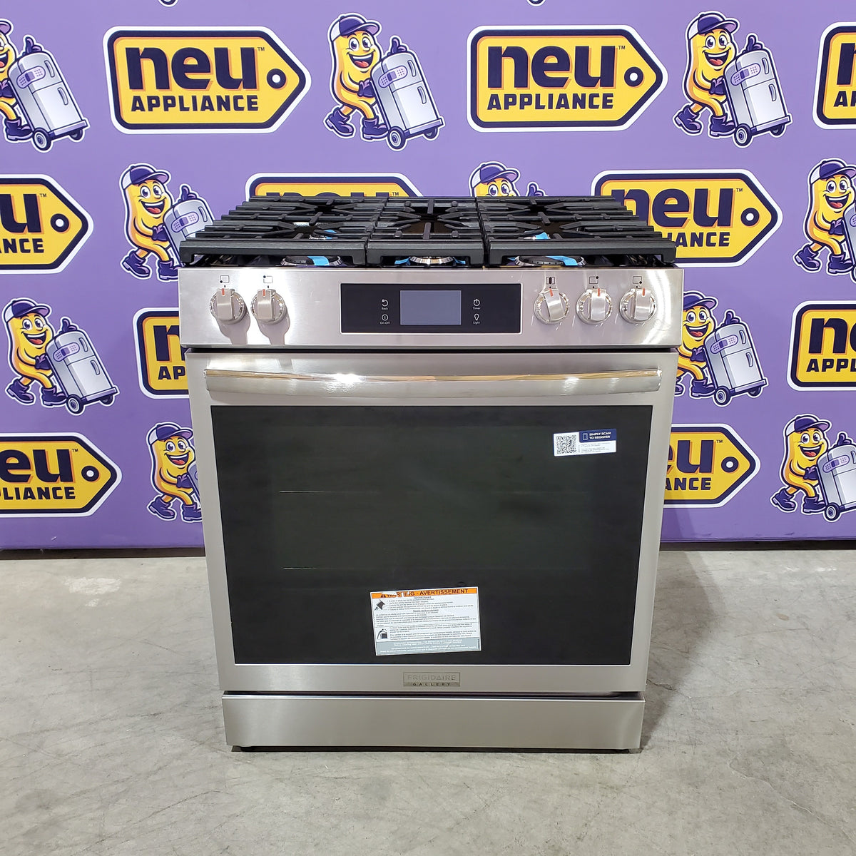 Frigidaire Gallery 6 cu. ft. 5 Burner Slide-In Gas Range with Total Convection and Air Fry in Smudge Proof Stainless Steel 20531SD497 - GCFG3060BF - Scratch & Dent (Minor)