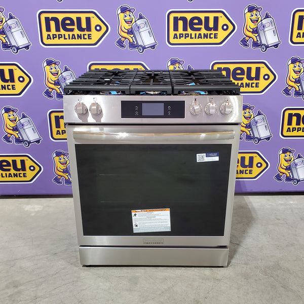 Frigidaire Gallery 6 cu. ft. 5 Burner Slide-In Gas Range with Total Convection and Air Fry in Smudge Proof Stainless Steel 20531SD497 - GCFG3060BF - Scratch & Dent (Minor)