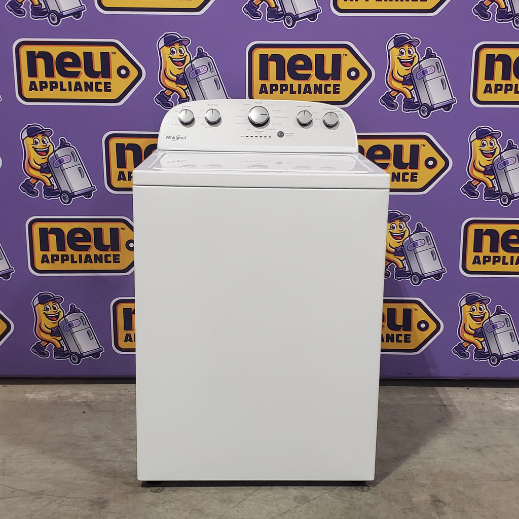 Whirlpool 3.5 cu. ft. High Efficiency Top Load Washing Machine with Deep Water Wash 24SD027 - WTW4816FW - Scratch & Dent (Minor)