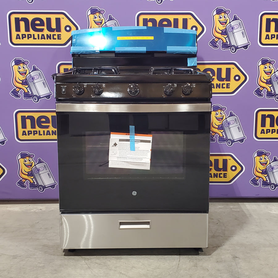 GE® Free-Standing Gas Range in Stainless Steel GE9882 - JGBS30RETSS - New in Box
