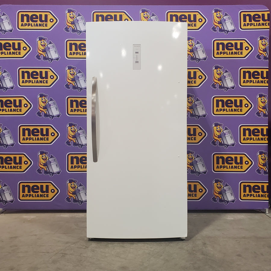 Frigidaire 20 Cu. Ft. ENERGY STAR Garage Ready White Upright Freezer with EvenTemp™ Cooling System - 3SD402 - FFUE2024AW - Scratch & Dent (Minor)