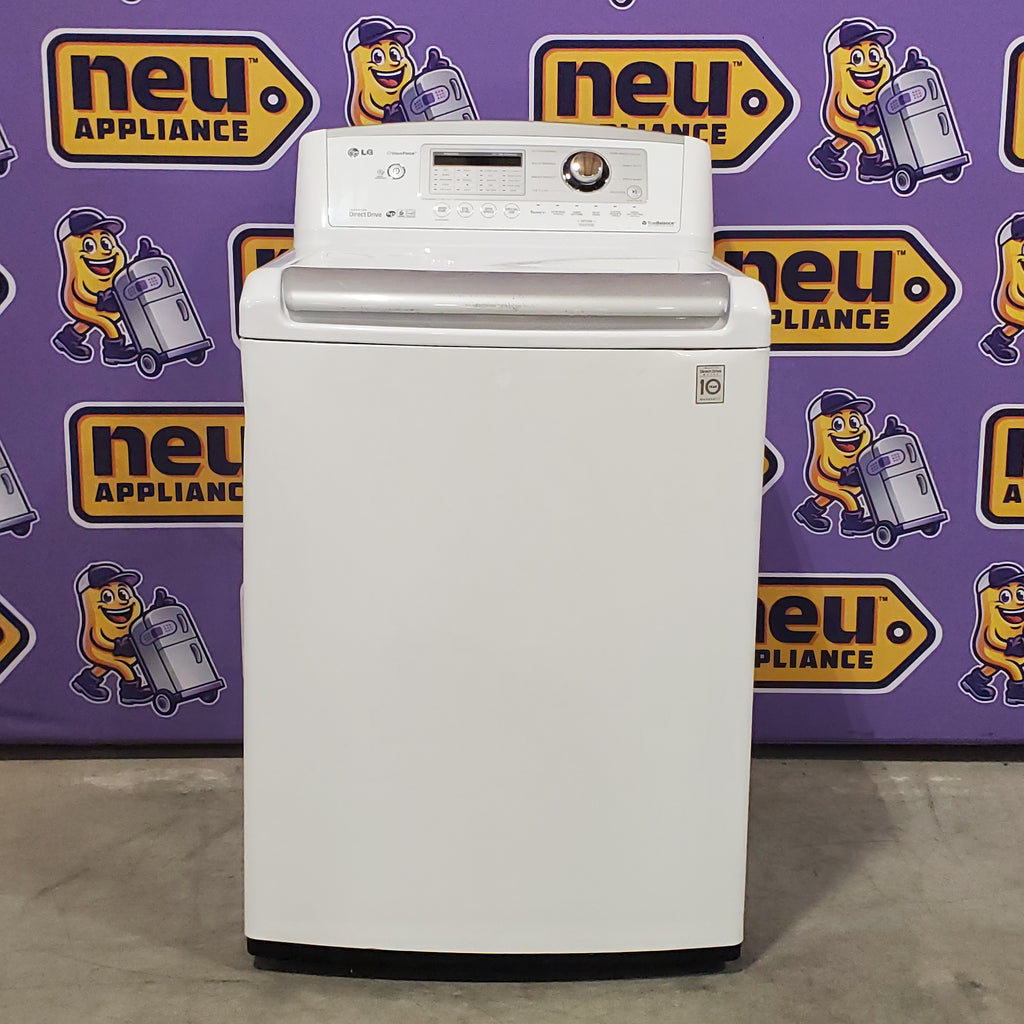 Pictures of LG 4.5 cu. ft. Ultra Large High Efficiency Top Load Washer w/ WaveForce™ 1CR04111 - WT4970CW - Certified Refurbished - Neu Appliance Outlet - Discount Appliance Outlet in Austin, Tx