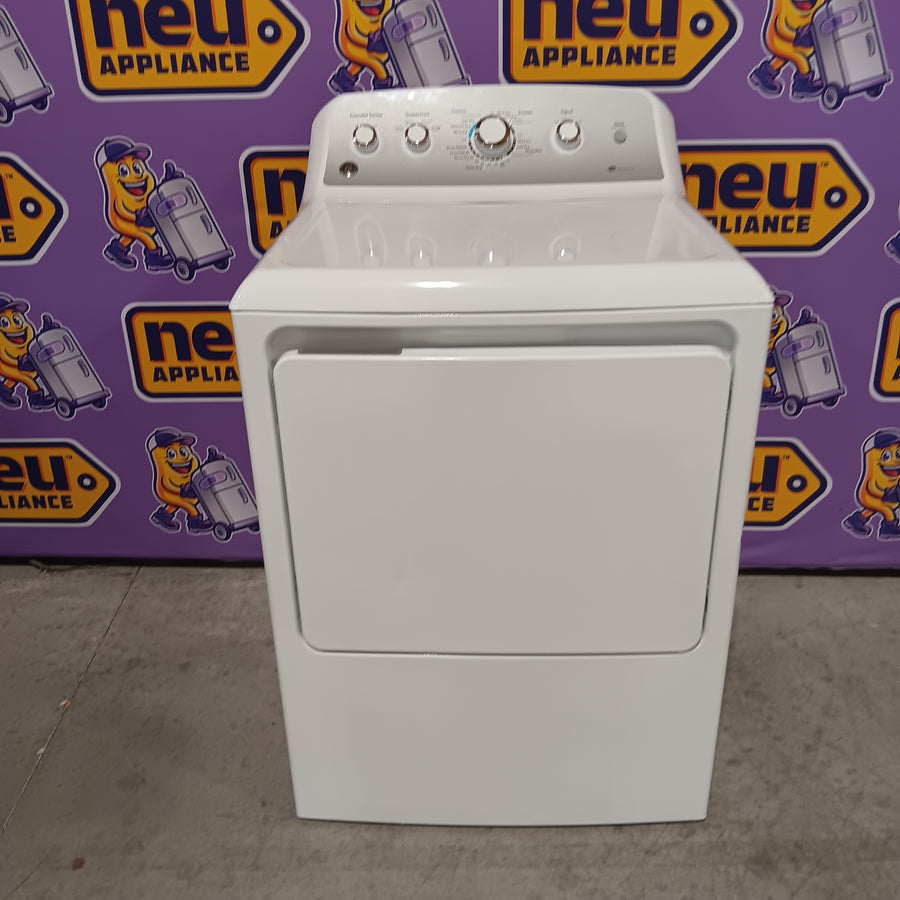 GE White Top Load 4.0 Cu. Ft. Capacity Washer with Stainless Steel Wash Basket GTW325ASWWW - New in Box and  GE ENERGY STAR 7.4 cu. ft. Capacity Aluminized Alloy Drum Electric Dryer with Sensor Dry  16281 - GTD65EBSJWS - Certified Refurbished