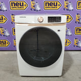 Samsung 7.5 Cu. Ft. Stackable Smart Electric Dryer with Steam and Sensor Dry in Ivory 22131SD88 - DVE50BG8300EA3 - Scratch & Dent - Minor (Copy)