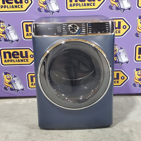 GE Profile Smart Front Load Electric 7.8 Cu. Ft. Capacity Dryer with Steam and Sanitize Cycle 22SD006 - PFD87ESPVRS - Scratch & Dent (Minor)