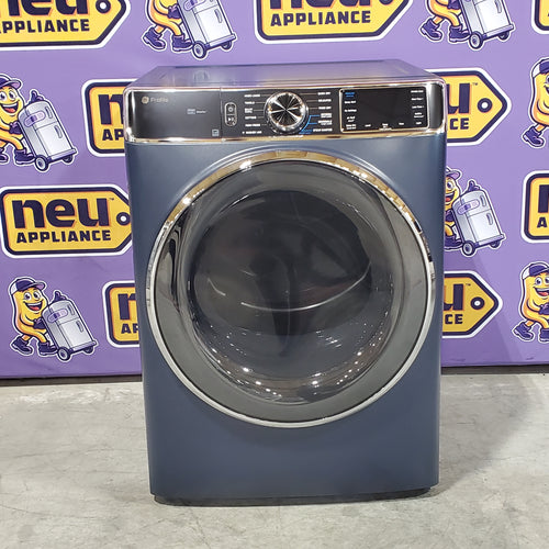 GE Profile Smart Front Load Electric 7.8 Cu. Ft. Capacity Dryer with Steam and Sanitize Cycle 22SD006 - PFD87ESPVRS - Scratch & Dent (Minor)