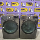 LG Front Load 4.5 Cu. Ft. Washer with TurboWash 360 Technology WM4000HBA - Scratch & Dent (Minor) and LG Smart Wi-Fi Enabled Front Load Electric 7.4 Cu. Ft. Dryer with TurboSteam 16267 - DLEX4000B - Scratch & Dent (Minor)
