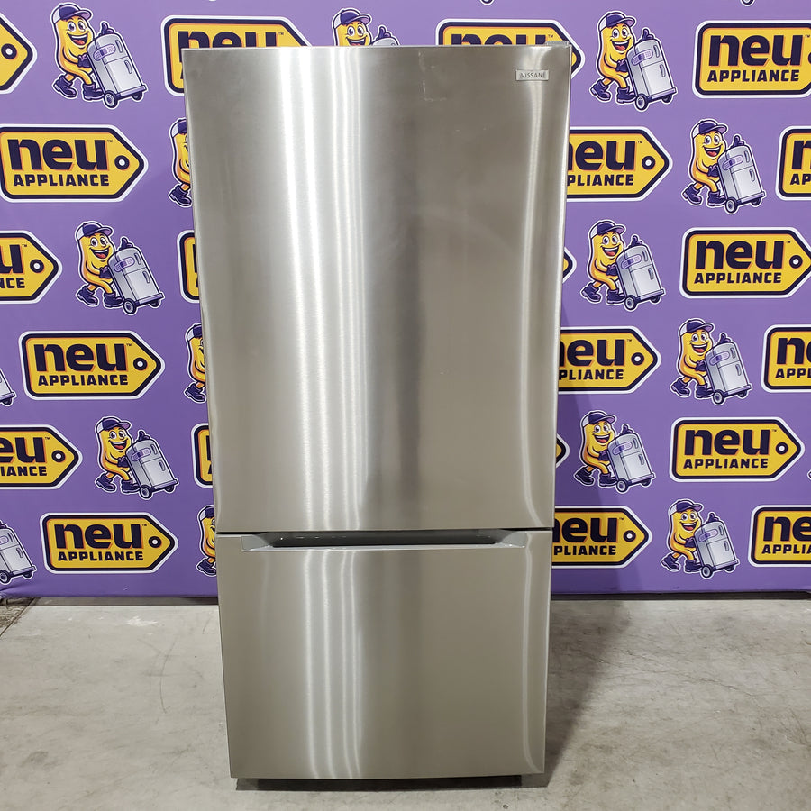 Vissani 18.7 cu. ft. Bottom Freezer Refrigerator in Stainless Steel 25137SD705 - MDBF18SS - Scratch & Dent (Minor)