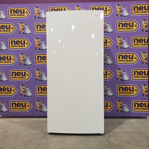 Frigidaire 20 Cu. Ft. Garage Ready Upright Freezer in White - 3SD440 - FRUF2020AW - Scratch & Dent (Moderate)