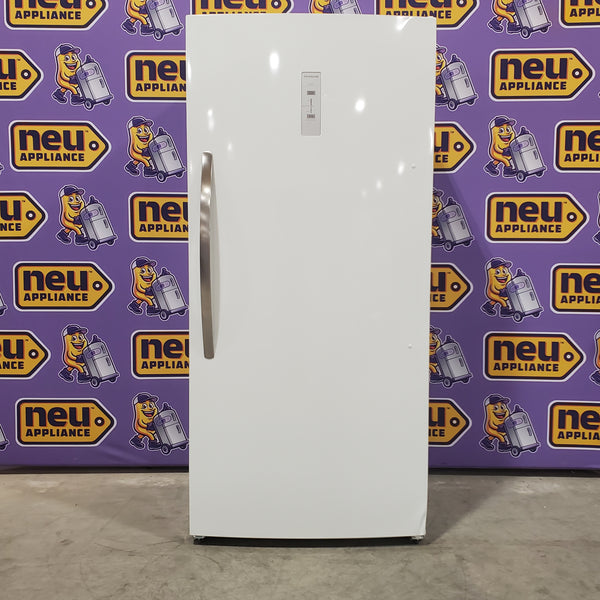 Frigidaire 20 Cu. Ft. ENERGY STAR Garage Ready White Upright Freezer with EvenTemp™ Cooling System - FFUE2024AW - 3SD289 - Scratch & Dent (Minor)