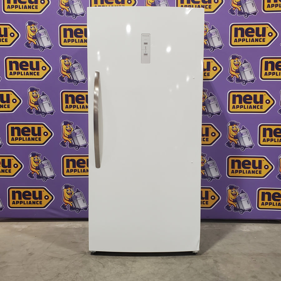 Frigidaire 20 Cu. Ft. ENERGY STAR Garage Ready White Upright Freezer with EvenTemp™ Cooling System - FFUE2024AW - 3SD289 - Scratch & Dent (Minor)