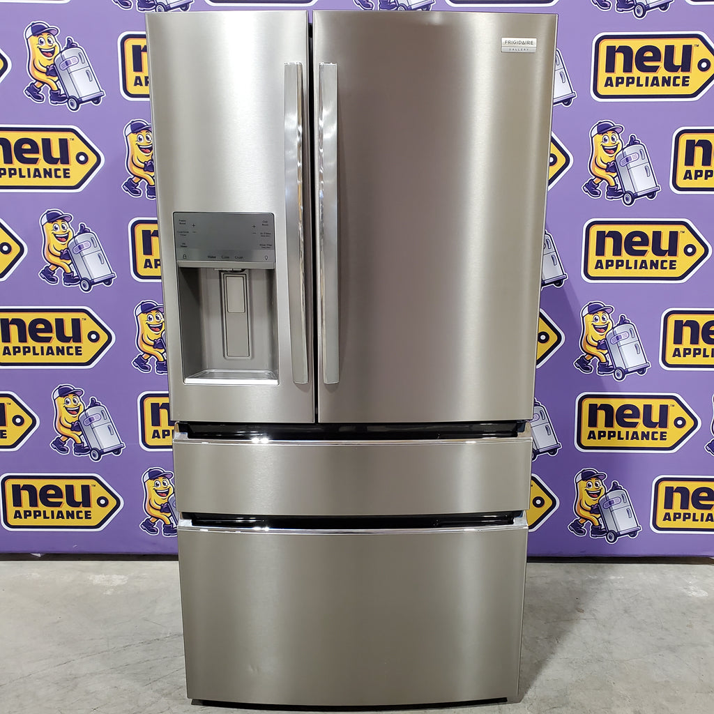 Pictures of Frigidaire Gallery 22 Cu. Ft. 4-Door Counter-depth French Door Refrigerator with Ice Maker (Fingerprint Resistant Stainless Steel) ENERGY STAR 22134SD221 - GRMC2273CF - Scratch & Dent (Moderate) - Neu Appliance Outlet - Discount Appliance Outlet in Austin, Tx