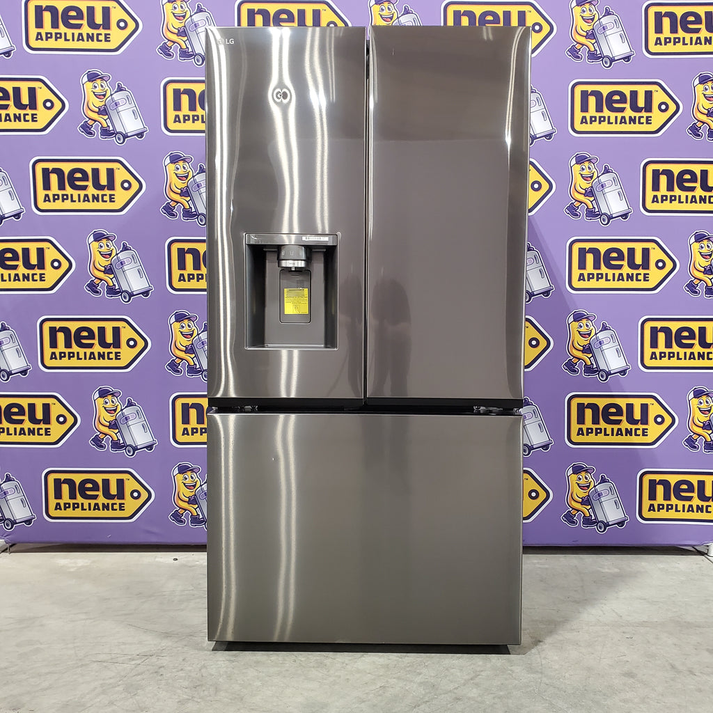 Pictures of LG 26 cu. ft. Smart Counter-Depth MAX French Door Refrigerator with 4 types of ice in PrintProof Black Stainless Steel - 3SD700 - LRYXC2606S- Scratch & Dent (Minor - Neu Appliance Outlet - Discount Appliance Outlet in Austin, Tx