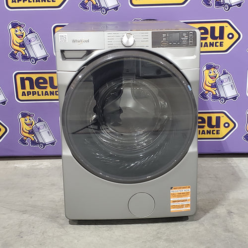 Whirlpool Radiant Silver 4.5 cu. ft. Smart Front Load ENERGY STAR® Washer with FreshFlow™ Vent System 5SD173 - WFW5720RR - Scratch & Dent (Minor)
